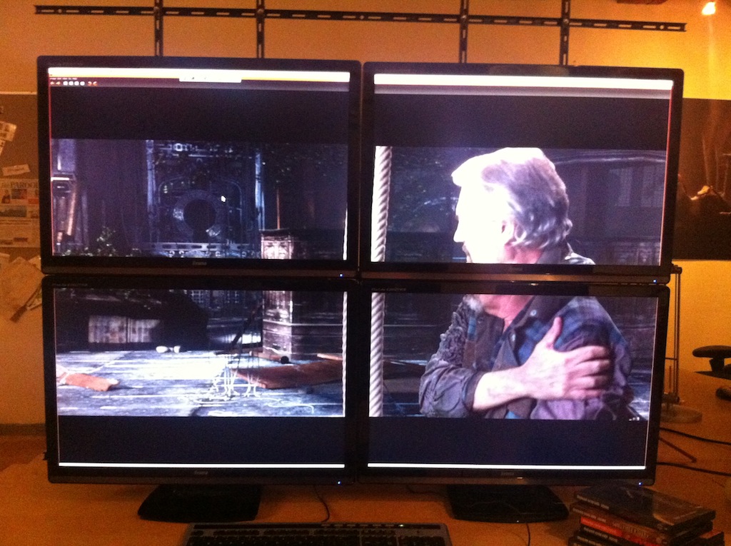 Tragic terrorism alarm Building a 4k display with 4 monitors | Tears of Steel